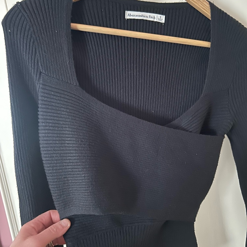 Abercrombie & Fitch black sweater body suit